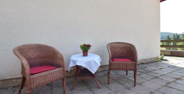 Sitzbereich im Freien