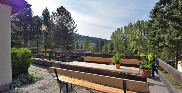 Sitzbereich im Freien