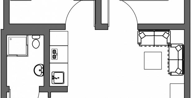 Grundriss Ferienwohnung 51